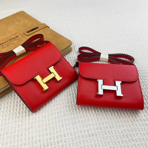 11 Hermes Original Women's Wallet Authentic Epsom Leather