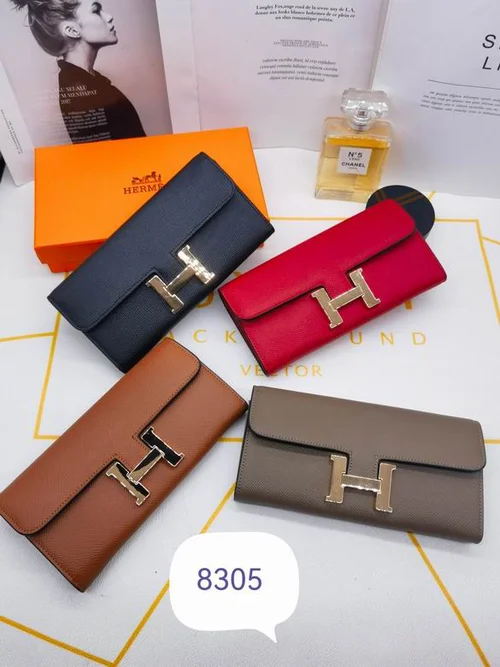 11 Hermes Original Women's Wallet Authentic Epsom Leather