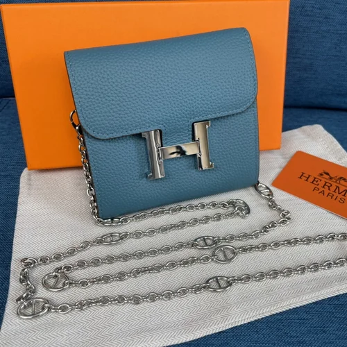 11 Hermes Original Women's Wallet Authentic Epsom Leather