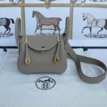 11 Hermes Original Lindy Bag Authentic Clemence Leather