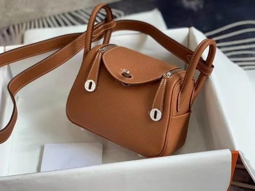 11 Hermes Original Lindy Bag Authentic Clemence Leather