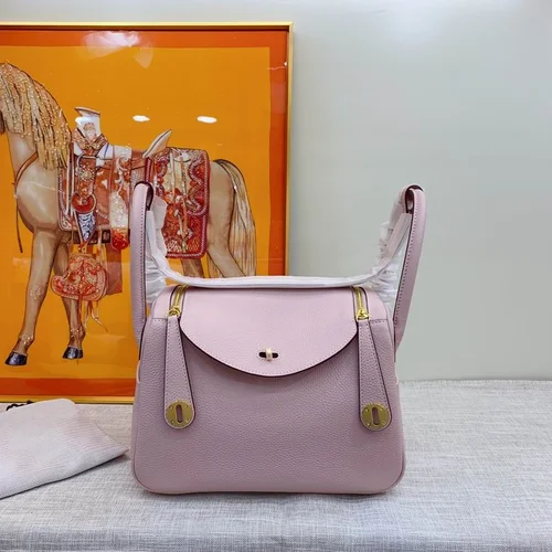 11 Hermes Original Lindy Bag Authentic Clemence Leather
