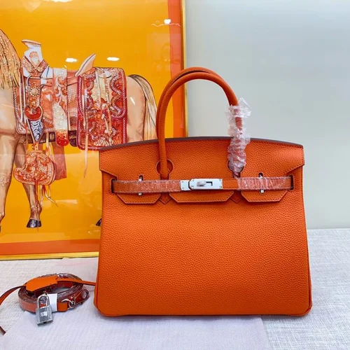 11 Hermes Original Birkin Bag Authentic Togo Leather Luxury