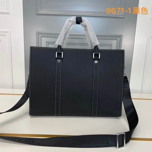 11 Hermes Original Briefcase Men Authentic Leather Luxury