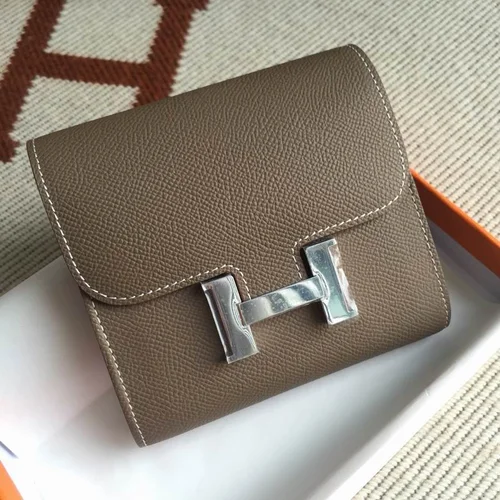 Hermes Original Women's Wallet Authentic Epsom Leather