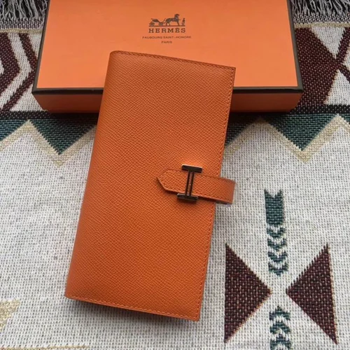 Hermes Original Women's Wallet Authentic Epsom Leather