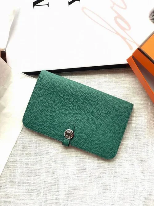 Hermes Original Women's Wallet Authentic Epsom Leather