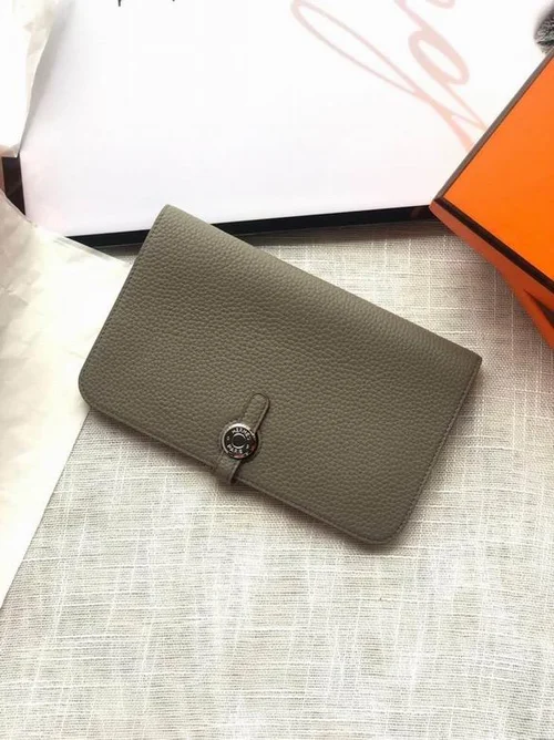 Hermes Original Women's Wallet Authentic Epsom Leather