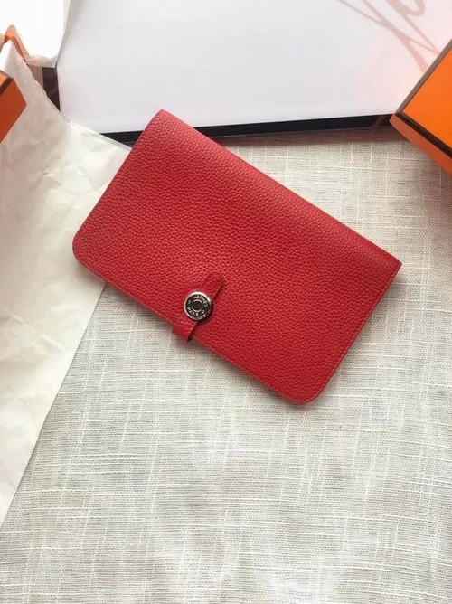 Hermes Original Women's Wallet Authentic Epsom Leather