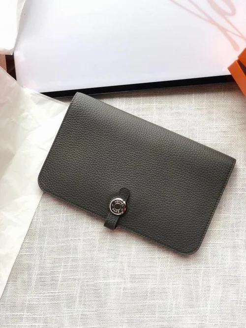 Hermes Original Women's Wallet Authentic Epsom Leather