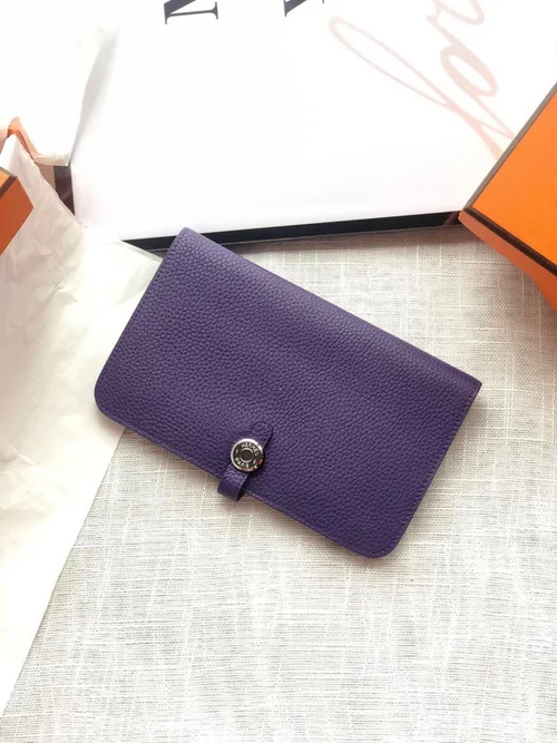 Hermes Original Women's Wallet Authentic Epsom Leather