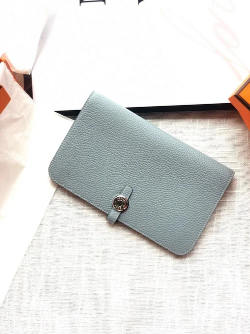Hermes Original Women's Wallet Authentic Epsom Leather