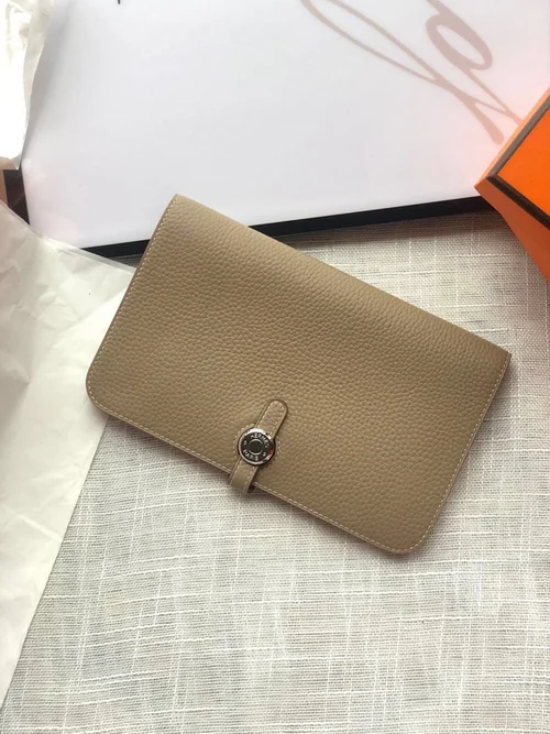Hermes Original Women's Wallet Authentic Epsom Leather