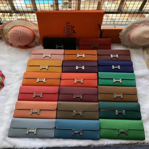 Hermes Original Women's Wallet Authentic Epsom Leather