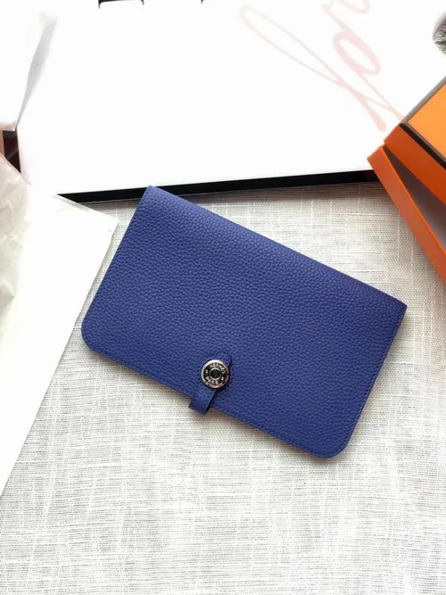 Hermes Original Women's Wallet Authentic Epsom Leather