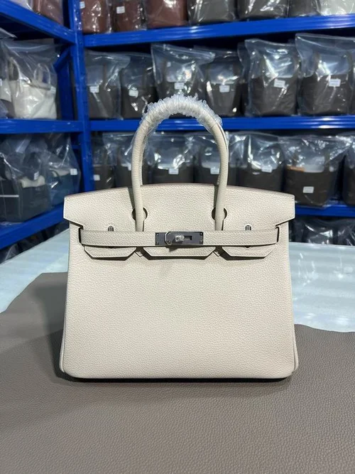 Hermes Original Birkin Bag Authentic Togo Leather Luxury