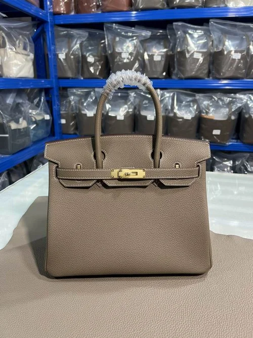 Hermes Original Birkin Bag Authentic Togo Leather Luxury