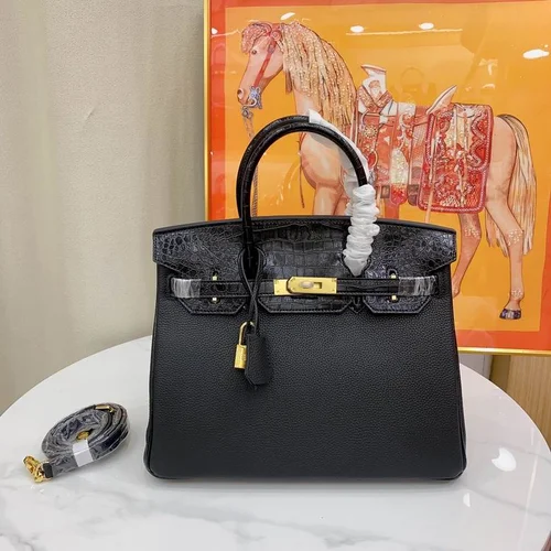Hermes Original Birkin Bag Authentic Togo Leather Luxury