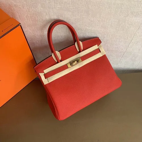Hermes Original Birkin Bag Authentic Togo Leather Luxury