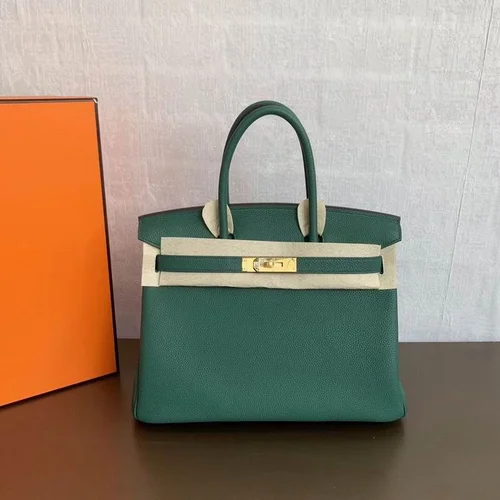 Hermes Original Birkin Bag Authentic Togo Leather Luxury