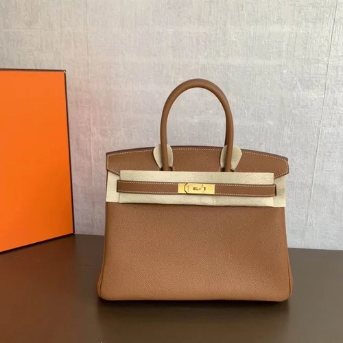 Hermes Original Birkin Bag Authentic Togo Leather Luxury
