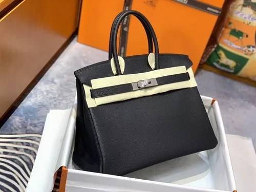Hermes Original Birkin Bag Authentic Togo Leather Luxury