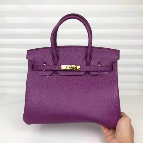 Hermes Original Birkin Bag Authentic Togo Leather Luxury