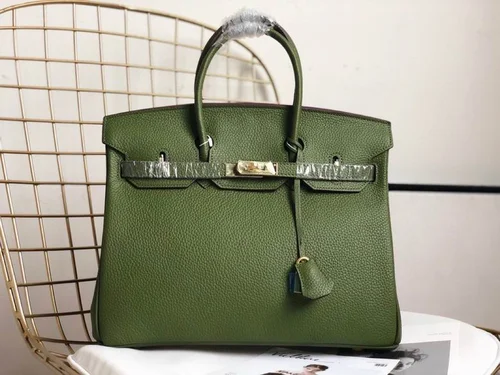 Hermes Original Birkin Bag Authentic Togo Leather Luxury