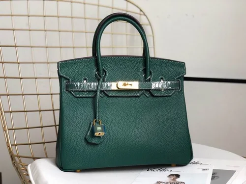Hermes Original Birkin Bag Authentic Togo Leather Luxury