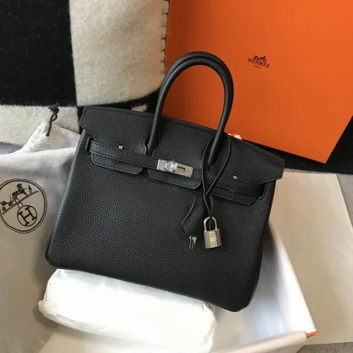 Hermes Original Birkin Bag Authentic Togo Leather Luxury