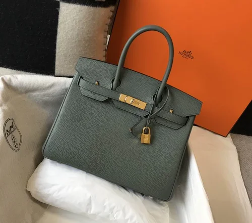 Hermes Original Birkin Bag Authentic Togo Leather Luxury