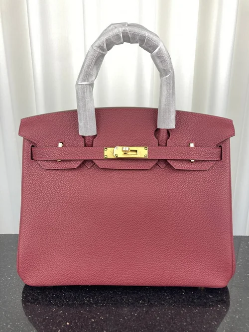 Hermes Original Birkin Bag Authentic Togo Leather Luxury