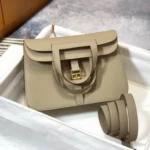 Hermes Original Halzan Horseshoe Bag Authentic Swift Leather