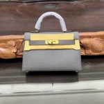 Hermes Original Herbag Zip Authentic Canvas Leather