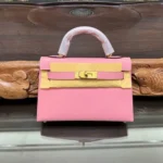 Hermes Original Herbag Zip Authentic Canvas Leather