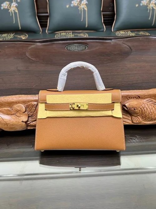 Hermes Original Herbag Zip Authentic Canvas Leather