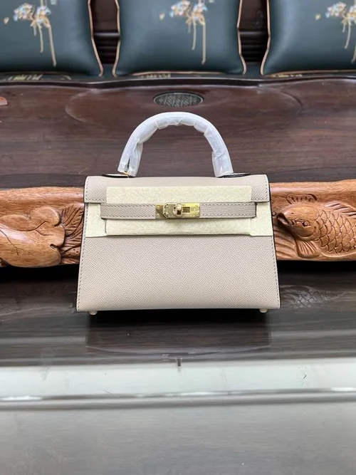 Hermes Original Herbag Zip Authentic Canvas Leather