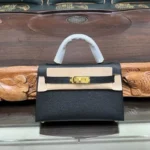 Hermes Original Herbag Zip Authentic Canvas Leather