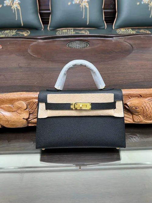 Hermes Original Herbag Zip Authentic Canvas Leather