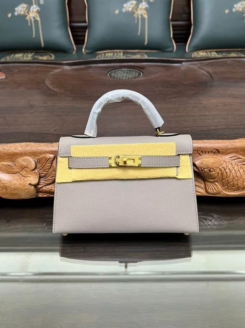 Hermes Original Herbag Zip Authentic Canvas Leather