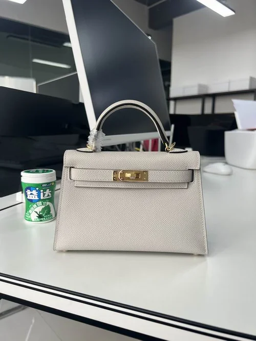 Hermes Original Herbag Zip Authentic Canvas Leather