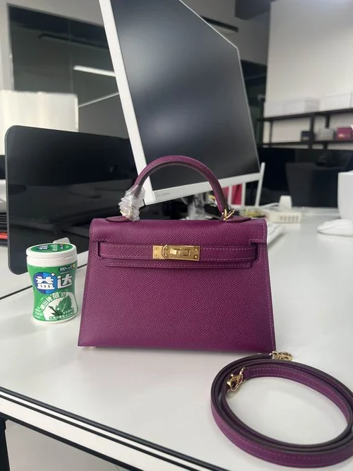Hermes Original Herbag Zip Authentic Canvas Leather