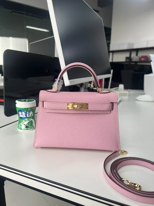 Hermes Original Herbag Zip Authentic Canvas Leather