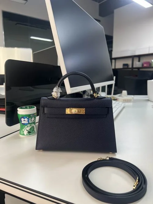 Hermes Original Herbag Zip Authentic Canvas Leather