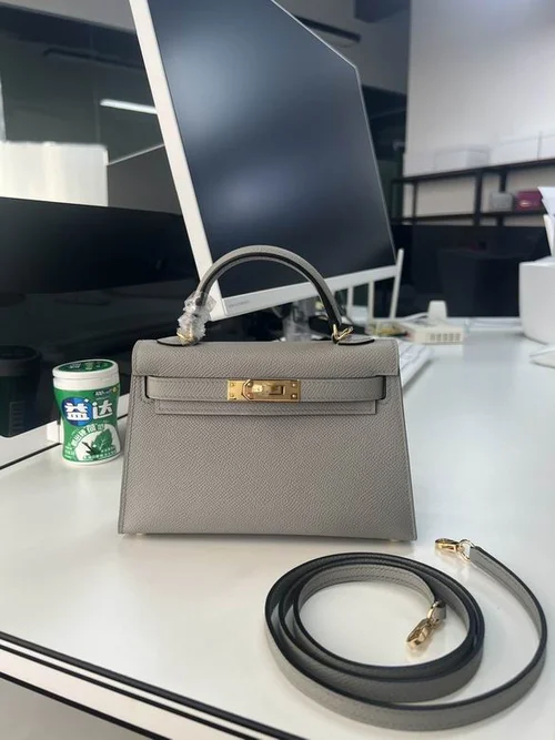 Hermes Original Herbag Zip Authentic Canvas Leather