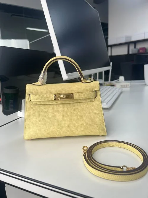 Hermes Original Herbag Zip Authentic Canvas Leather