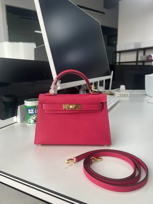 Hermes Original Herbag Zip Authentic Canvas Leather