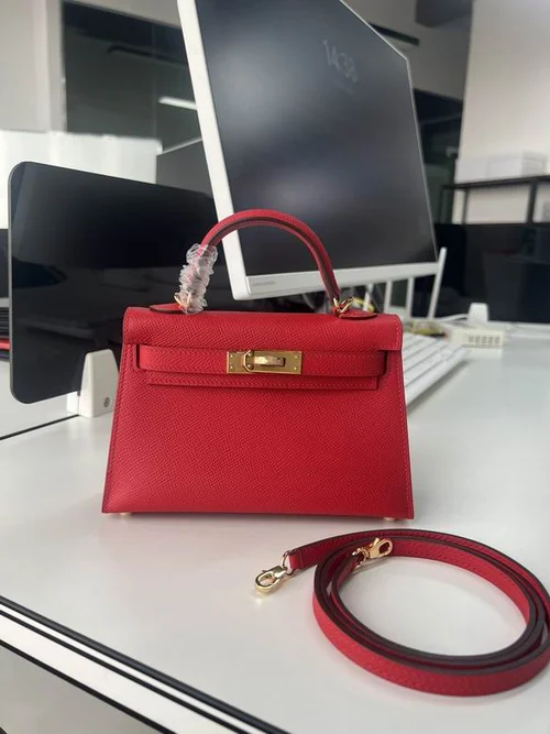 Hermes Original Herbag Zip Authentic Canvas Leather