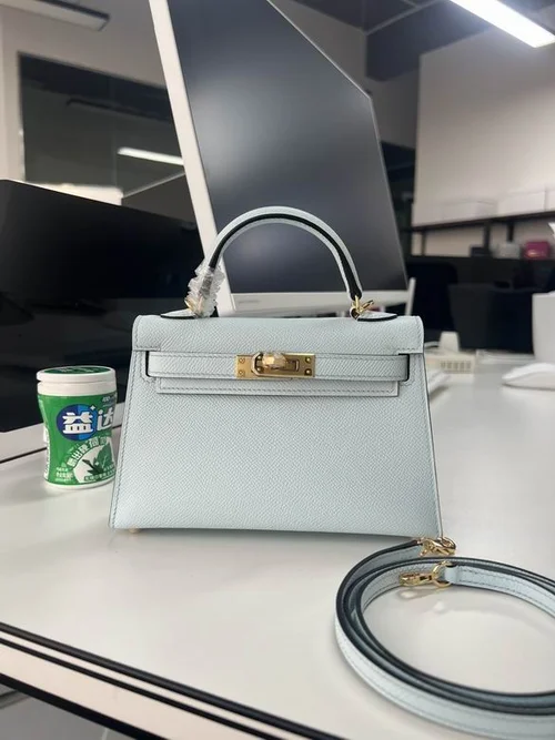 Hermes Original Herbag Zip Authentic Canvas Leather