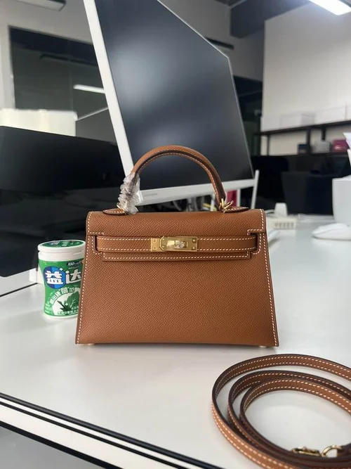 Hermes Original Herbag Zip Authentic Canvas Leather